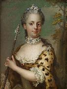 Portrait of Charlotte Du Rietz af Hedensberg as Diana Jakob Bjock